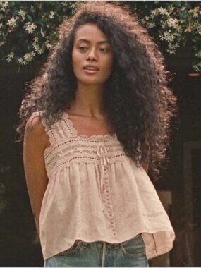 💕DOEN💕 Vera Top ~ Sundried Rose Medium M NWT